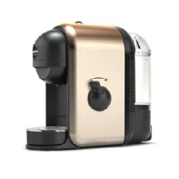 Lavazza Minu Glam + 64 Caps Freestanding Semi-auto Espresso machine 0.5L 1cups Black,Gold