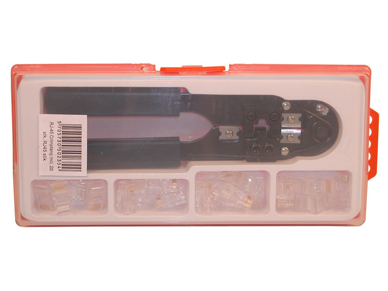 Sandberg Kit: Crimptool + 20 RJ45 plugs