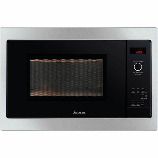 Sauter SMS4340B Solo microwave Built-in 26L 900W Black,Stainless steel microwave