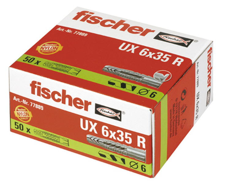 Fischer 077889 50pc(s) 35mm screw anchor