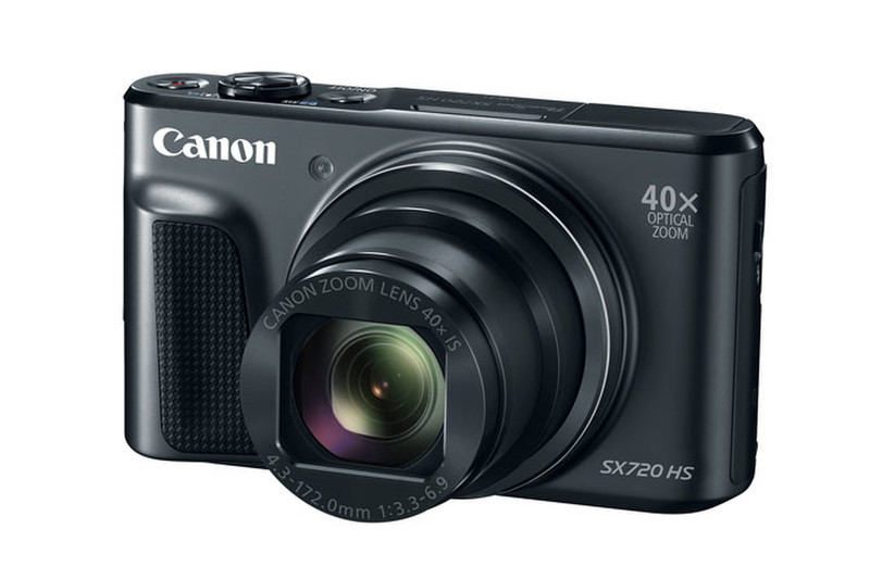 Canon PowerShot SX720 HS 20.3МП 1/2.3" CMOS 5184 x 3888пикселей Черный