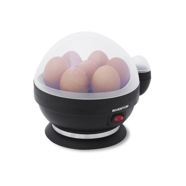 Inventum EK407ZW 7яйца 350Вт Черный, Нержавеющая сталь egg cooker