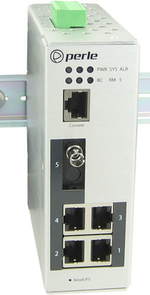 Perle IDS-305F-TMS2U gemanaged L2 Gigabit Ethernet (10/100/1000) Metallisch