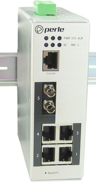 Perle IDS-205G-TSD10 gemanaged L2 Gigabit Ethernet (10/100/1000) Metallisch