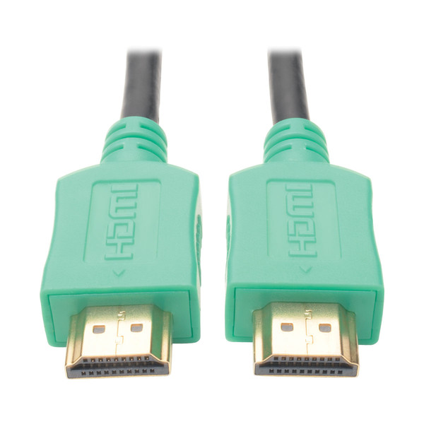Tripp Lite High-Speed HDMI Cable with Digital Video and Audio, Ultra HD 4K x 2K (M/M), Green, 3.05 m