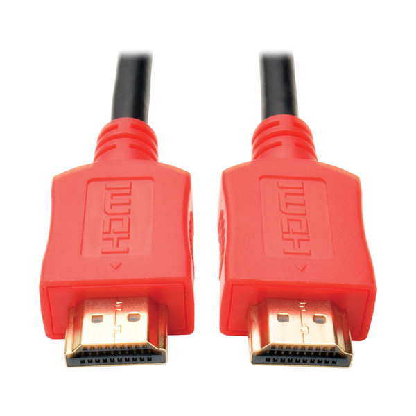 Tripp Lite High-Speed HDMI Cable with Digital Video and Audio, Ultra HD 4K x 2K (M/M), Red, 3.05 m