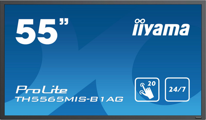 iiyama ProLite TH5565MIS-B1AG 55Zoll LED Full HD Schwarz Public Display/Präsentationsmonitor