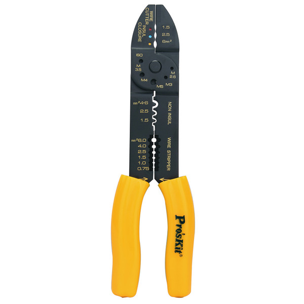 Pro'sKit 8PK-313B Combination tool Black,Yellow cable crimper