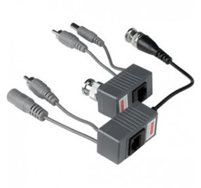 MachPower VS-VB-KS202-DCA BNC BNC Серый адаптер для видео кабеля