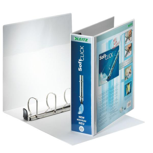 Esselte Leitz Soft Click A4, 4 x 50mm White ring binder