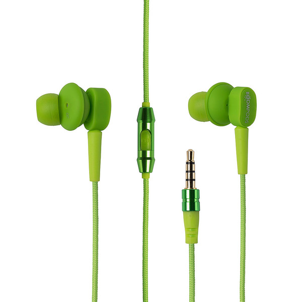 Boompods earbuds Вкладыши Стереофонический Зеленый