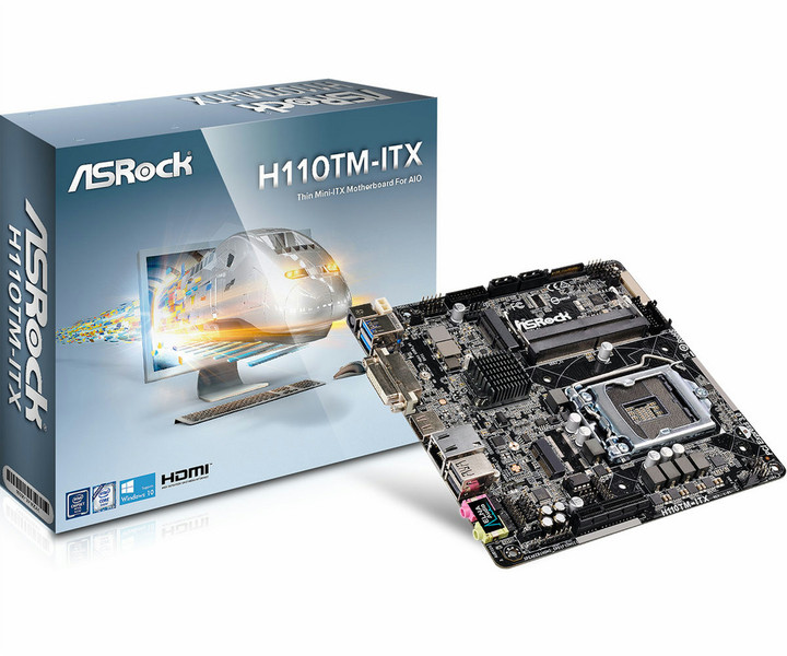 Asrock H110TM-ITX Intel H110 LGA1151 Mini ITX motherboard