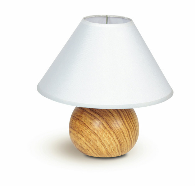 F.A.N. EUROPE Lighting I-174/01500 E14 40Вт Белый, Деревянный настольная лампа