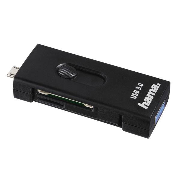 Hama 00027731 USB 3.0 Black card reader