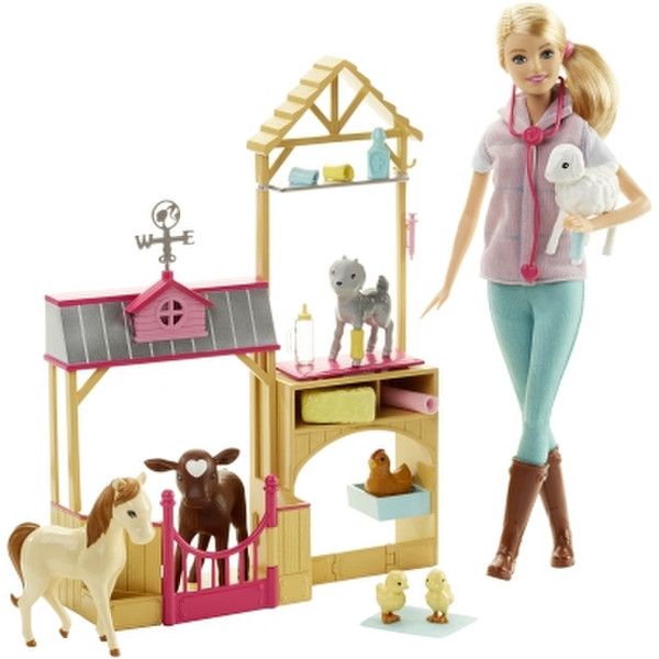 Mattel Barbie Farm Vet Doll & Playset