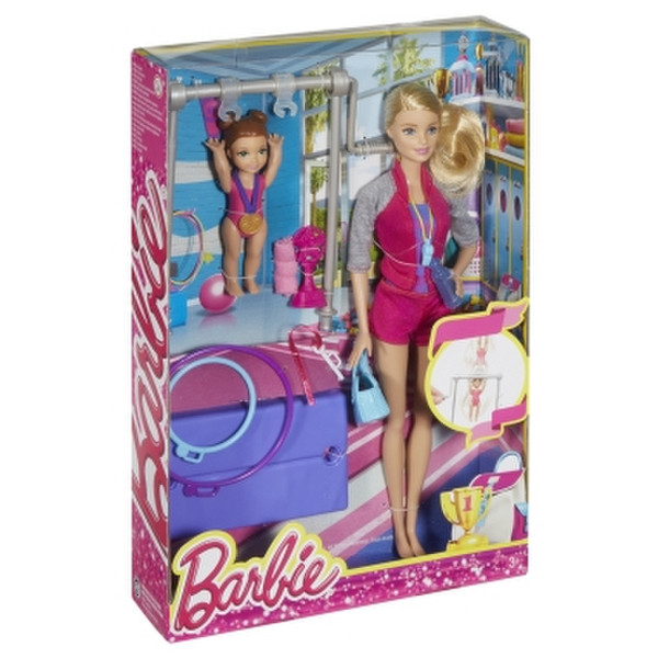 Mattel Barbie Gymnastic Coach Dolls & Playset