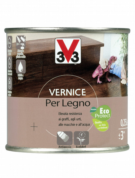 V33 Vernice Per Lengo Transparent 0.25l 1Stück(e)