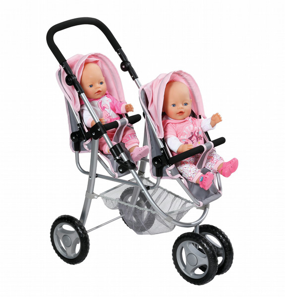 BABY born 820940 Puppen-Doppel-Kinderwagen Puppenzubehör