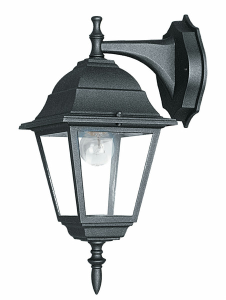 F.A.N. EUROPE Lighting LANT-ROMA/AP1B Outdoor E27 60W Schwarz Wandbeleuchtung