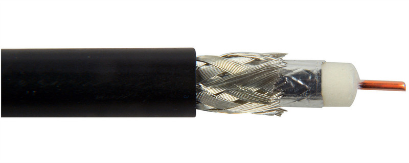 Belden 8240 300м Черный коаксиальный кабель