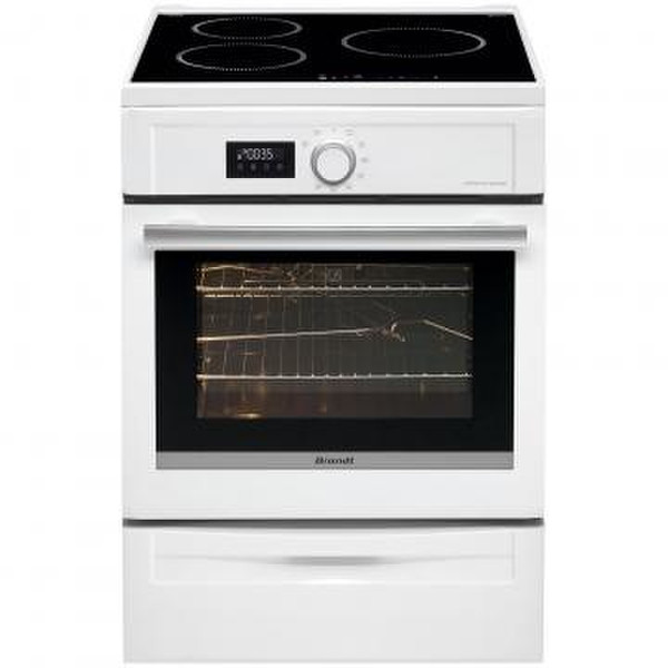 Brandt BCI6653W Freestanding Induction A White cooker