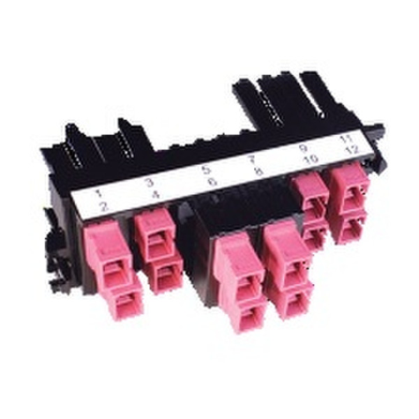 Belden FF4U12LD LC 1pc(s) Black,Pink fiber optic adapter