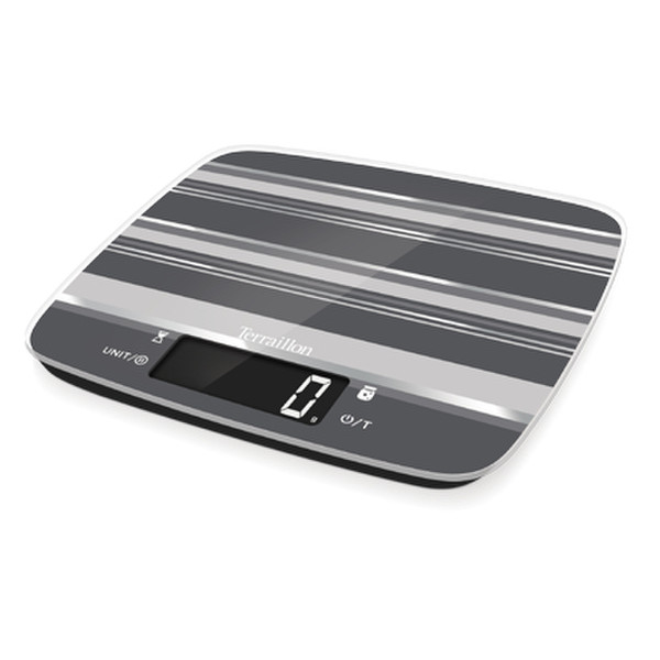 Terraillon My Cook 15 Jam Tisch Quadratisch Electronic kitchen scale Schwarz, Grau