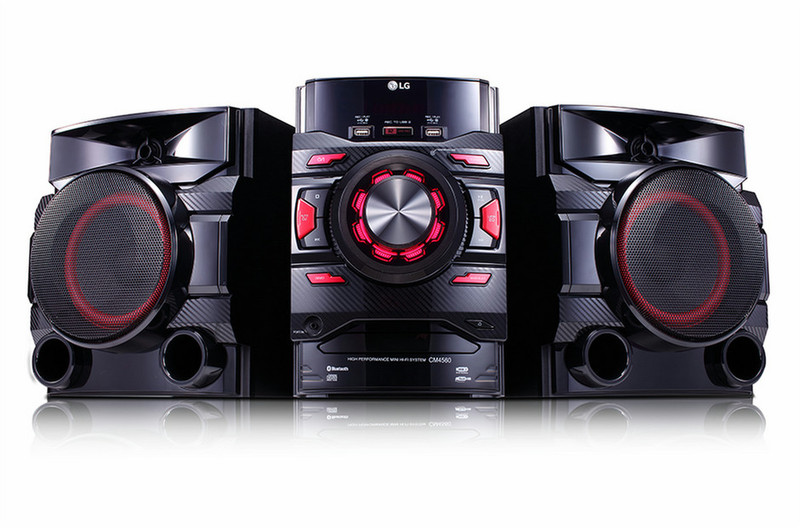 LG CM4460 Mini set 460W Black,Red home audio set