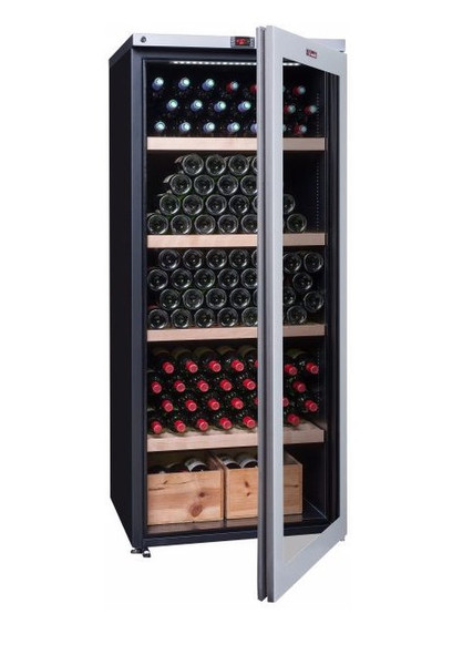 La Sommelière VIP265V Отдельностоящий Черный, Cеребряный 265бутылка(и) A wine cooler