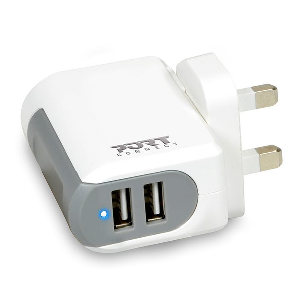 Port Designs 900016 Indoor White mobile device charger