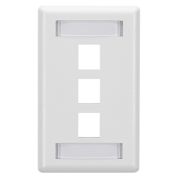 Black Box WP470 White switch plate/outlet cover