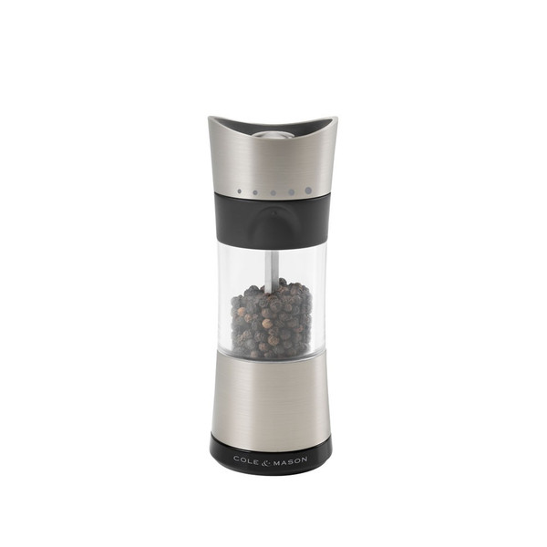 Cole & Mason H306591P Pepper grinder Черный, Cеребряный, Прозрачный мельница для перца/соли