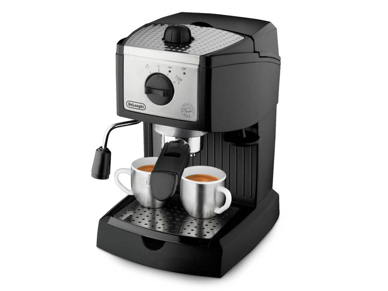 DeLonghi EC156.B Espresso machine 1л Черный, Металлический кофеварка