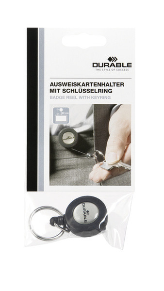 Durable 8227 Badge reel Dunkelgrau 1Stück(e)