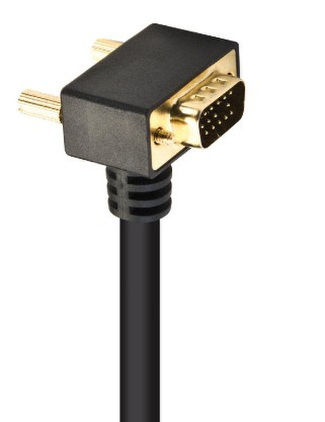 Kindermann 7483000105 5м HDMI VGA (D-Sub) Черный адаптер для видео кабеля