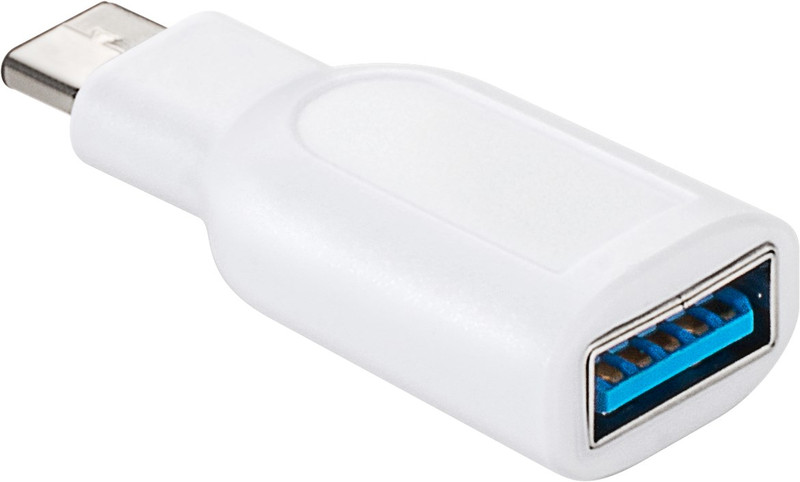 Wentronic USB-C Adapter USB 3.0 A USB-C Weiß