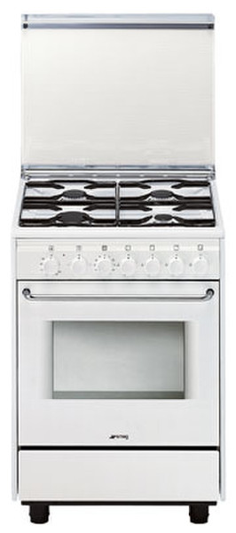 Smeg CB51VG Built-in Gas hob White cooker