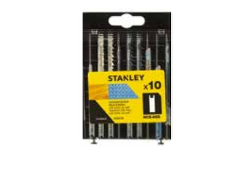 Stanley STA28020-XJ Jigsaw blade Hochgeschwindigkeitsstahl (HSS) 10Stück(e) Sägeblatt für Stichsägen, Laubsägen & elektrische Sägen