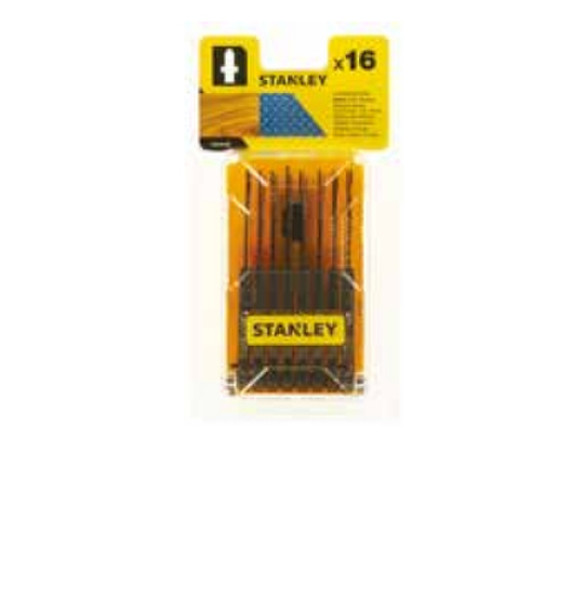 Stanley STA28050-XJ Jigsaw blade Hochgeschwindigkeitsstahl (HSS) 10Stück(e) Sägeblatt für Stichsägen, Laubsägen & elektrische Sägen