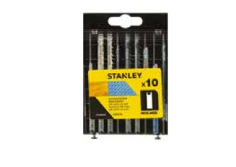 Stanley STA27040-XJ Jigsaw blade Hartstahl (HCS), Hochgeschwindigkeitsstahl (HSS) 5Stück(e) Sägeblatt für Stichsägen, Laubsägen & elektrische Sägen