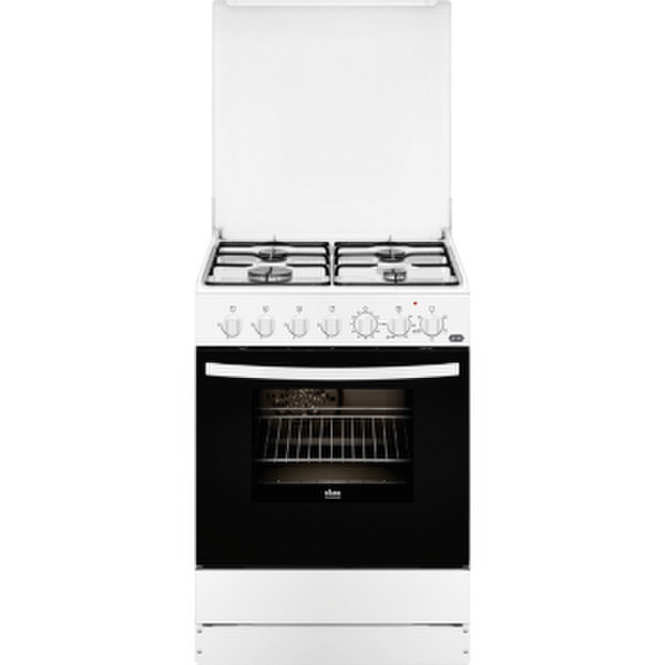 Faure FCK6520CWA Freistehend Gas hob A Schwarz, Weiß Küchenherd