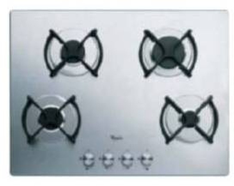 Whirlpool AKM 441/IX Встроенный Gas hob Нержавеющая сталь