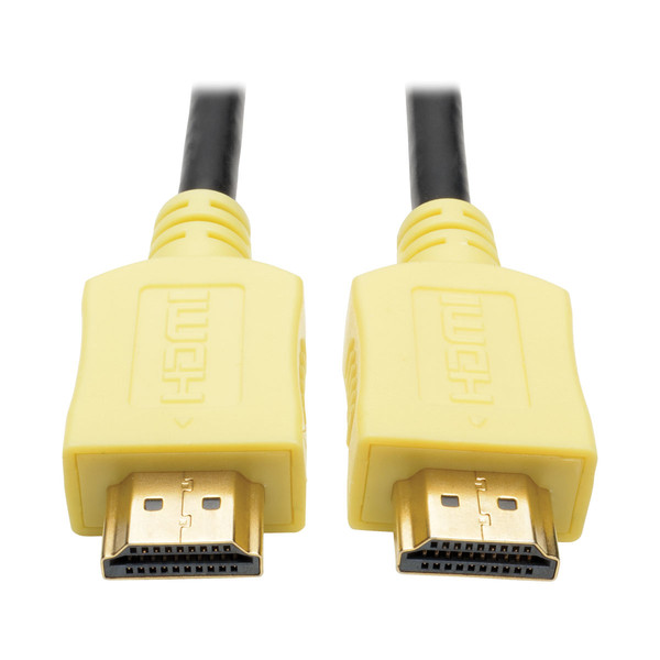 Tripp Lite P568-006-YW 1.8м HDMI HDMI Черный, Желтый HDMI кабель