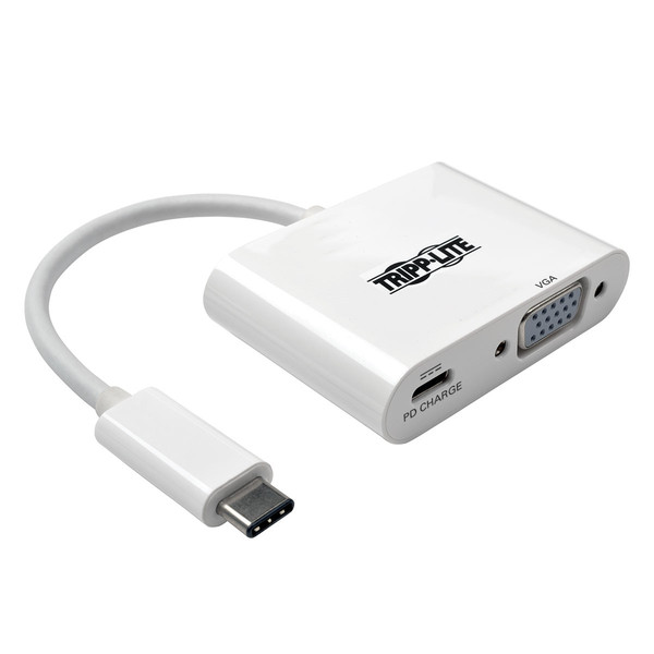 Tripp Lite U444-06N-V-C USB C VGA (D-Sub) Weiß Videokabel-Adapter