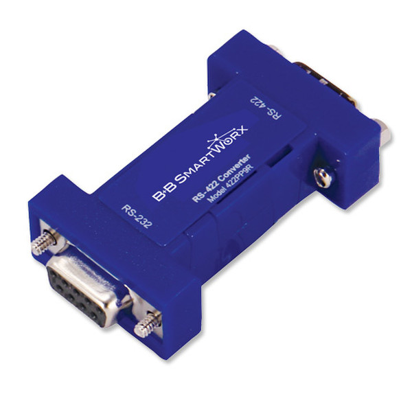 IMC Networks 422PP9R RS-232 RS-422 Blue serial converter/repeater/isolator