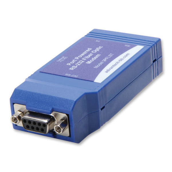 IMC Networks 9PFLST RS-232 Faser (ST) Blau Serieller Konverter/Repeater/Isolator