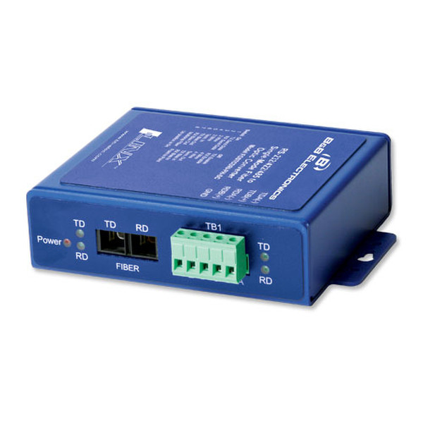 IMC Networks FOSTCDRI-PH-SC RS-232/422/485 Fiber (SC) Blue serial converter/repeater/isolator