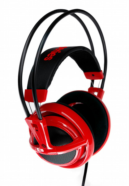 Steelseries Siberia Full-size Headset Binaural Verkabelt Rot Mobiles Headset