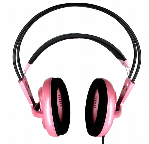 Steelseries iron.lady Siberia Full-size Headset Binaural Wired Pink mobile headset