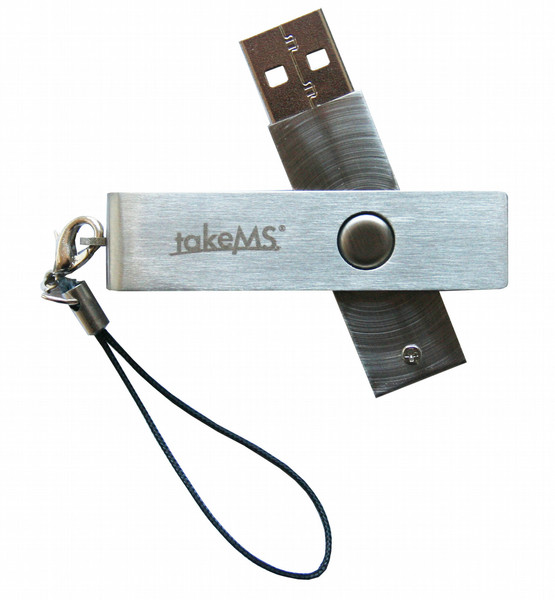 takeMS 16GB MEM-Drive Mini Metal Box 16GB USB 2.0 Type-A Silver USB flash drive